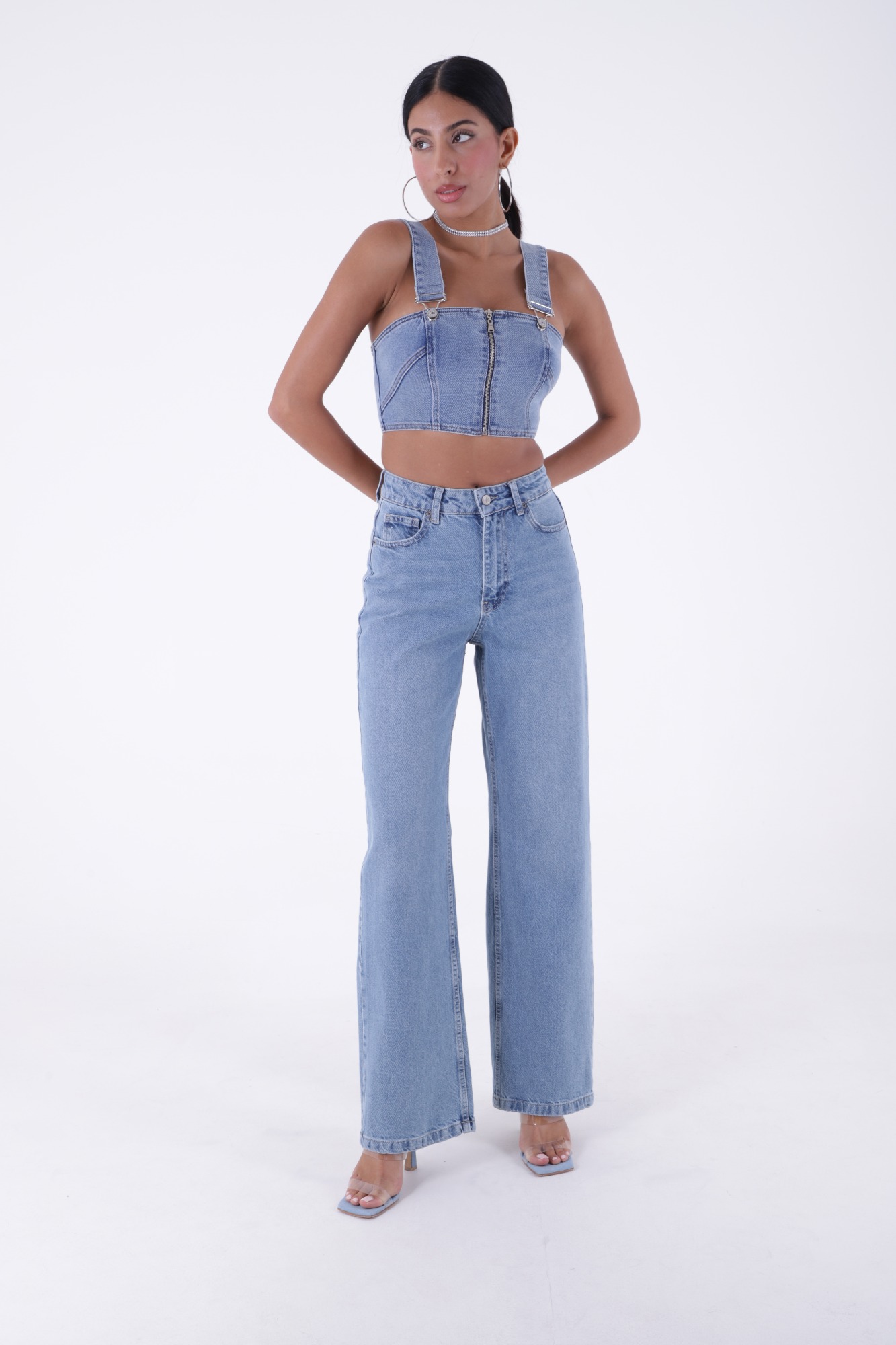 Wide Leg High Waisted Relaxed Jeans