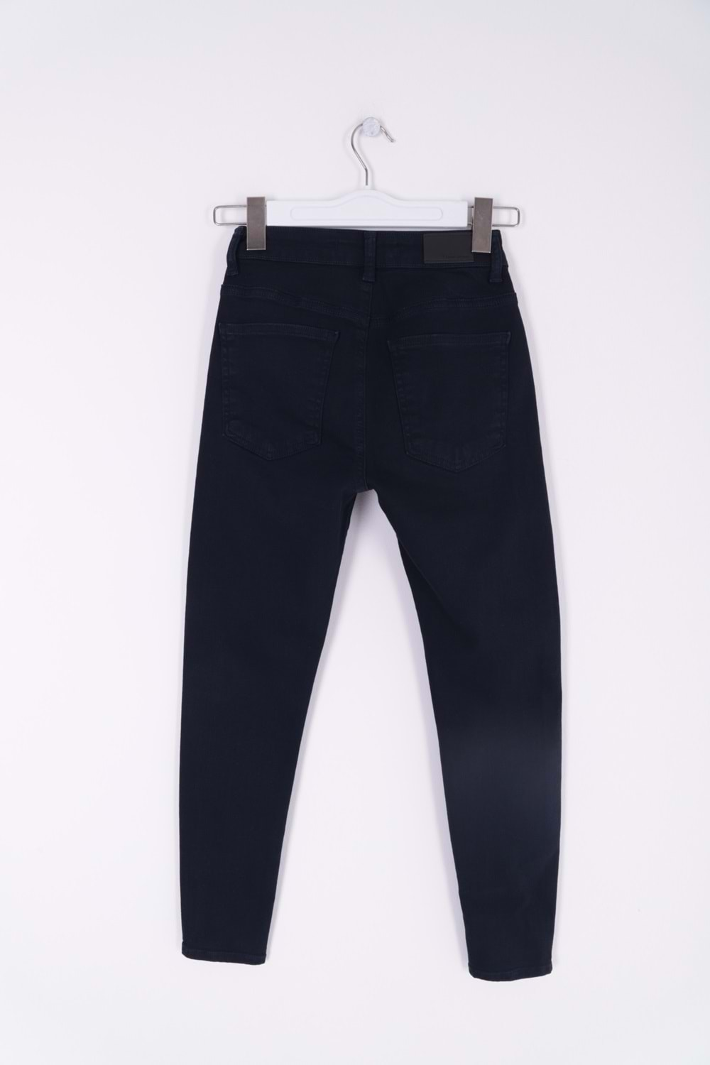 Yüksek Bel Skinny Bilek Boy Kot Pantolon 819-73-(28-33) Lacivert Renk