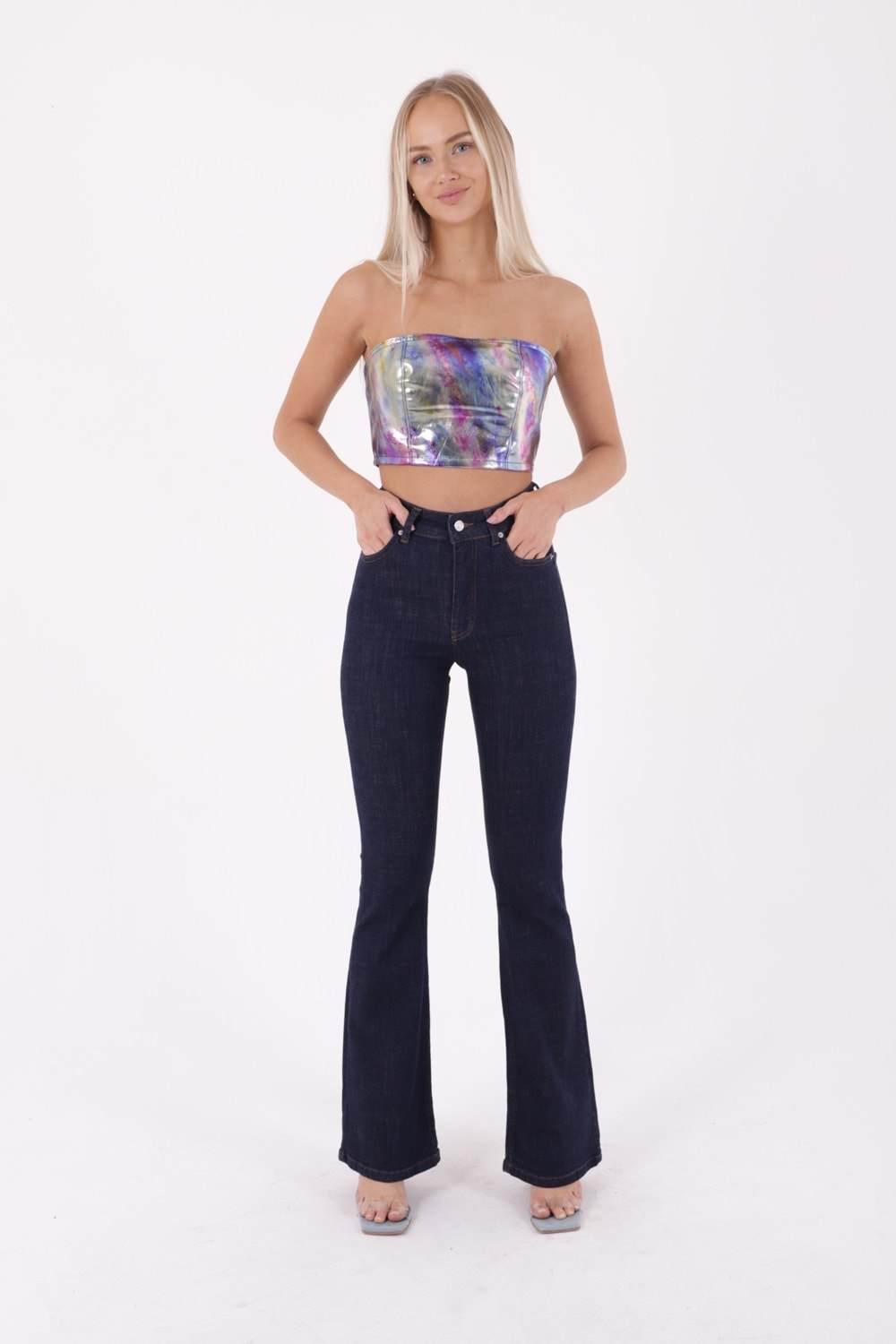 İspanyol Skinny Kot Pantolon 867-17-(27-32)