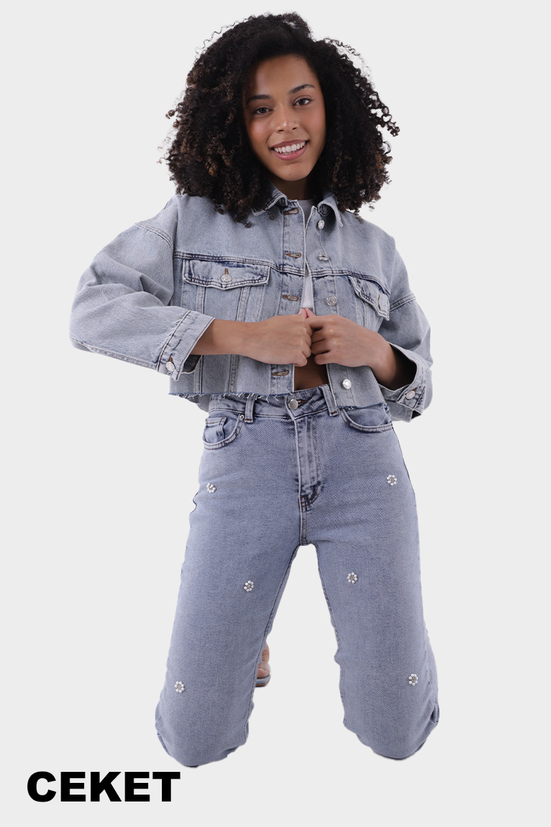 DENIM OVERALLS WOMAN