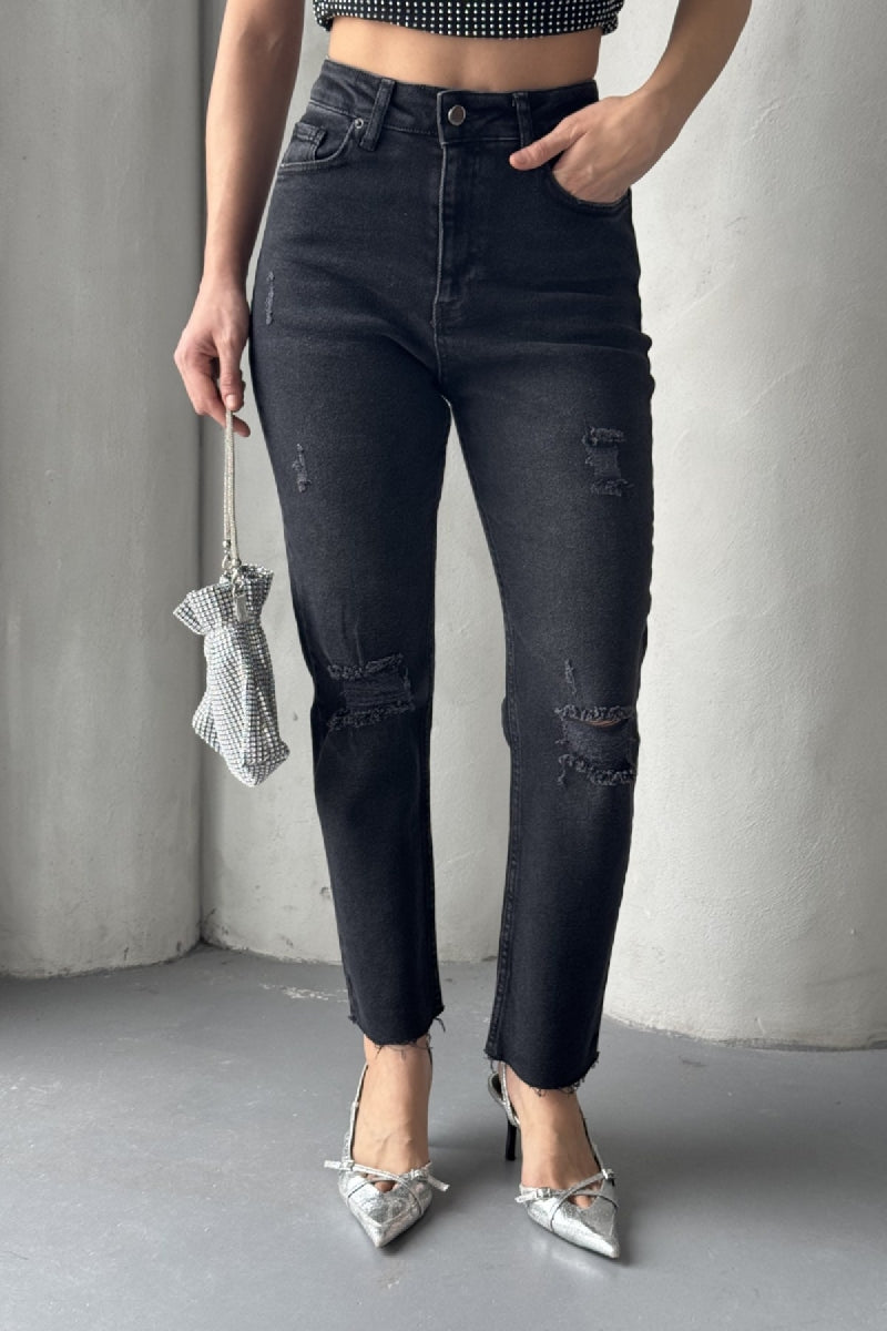 Mom Fit Kot Pantolon