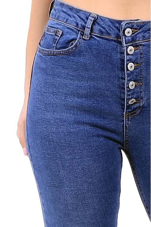 Önü 5 Düğmeli Skinny Kot Pantolon 755-06-(26-31)