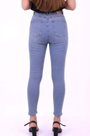 Önü 5 Düğmeli Skinny Kot Pantolon 755-15B(30-36)