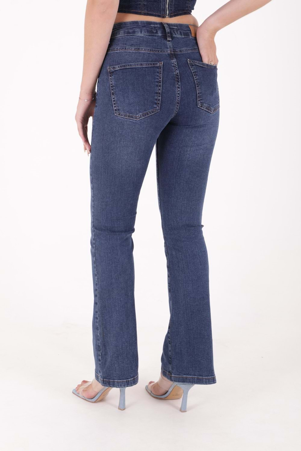 İspanyol Skinny Kot Pantolon 867-01-(27-32)