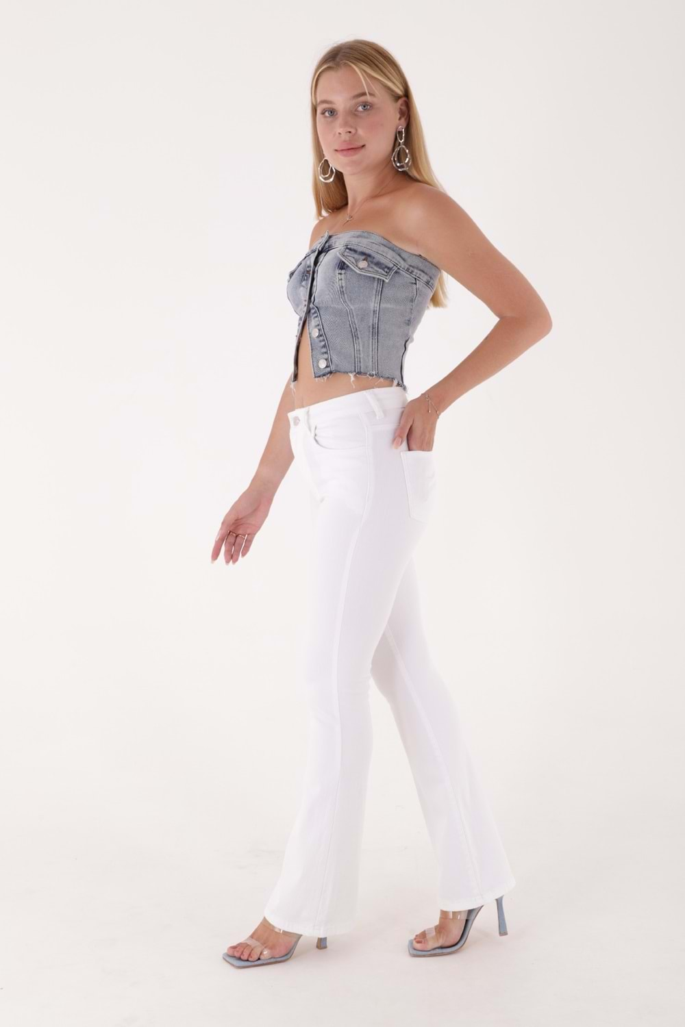 İspanyol Skinny Kot Pantolon 867-50-(27-32)