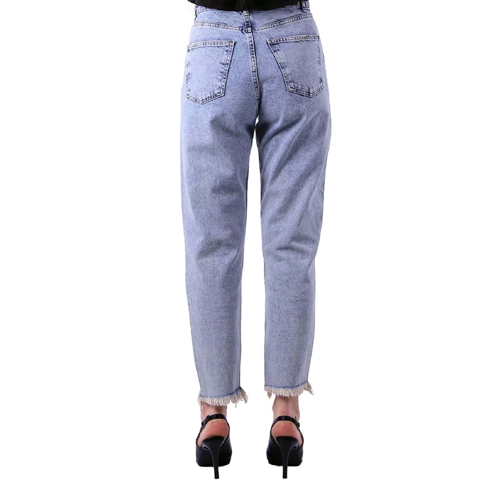 Ripped Mom Fit Jean 743 - 42 (Ice Blue - Tinted)