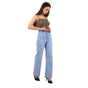 Wide Leg Jean with Dart and No Pocket 1730 - 42 (Ice Blue - Tinted)