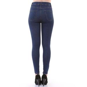 High Waisted Ankle Length Skinny Jean 815 - 26 (Regular Dark Blue)